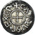 Moneta, Francia, Charles le Chauve, Denier, 840-864, Melle, BB, Argento