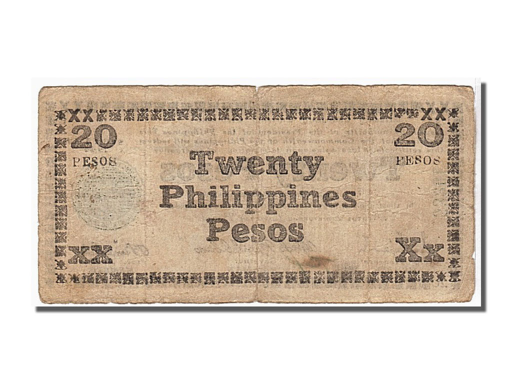 Philippines, 20 Pesos, 1944, KM #S678, VF(30-35)