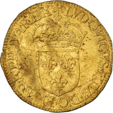 Coin, France, Louis XIII, Ecu d'or, 1638, Paris, VF(30-35), Gold, KM:41.1