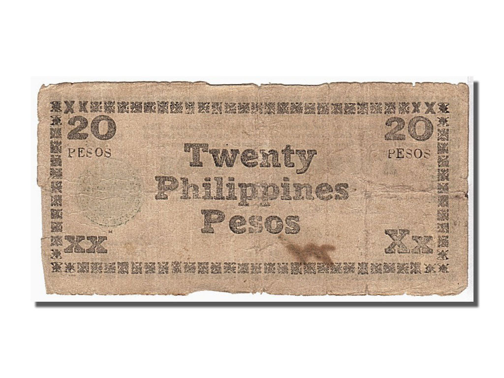 Philippines, 20 Pesos, 1944, KM #S678, VF(30-35)