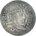 Moneda, Polonia, Sigismund III, trojak, 3 grosze, 1596, Olkusz, MBC+, Plata
