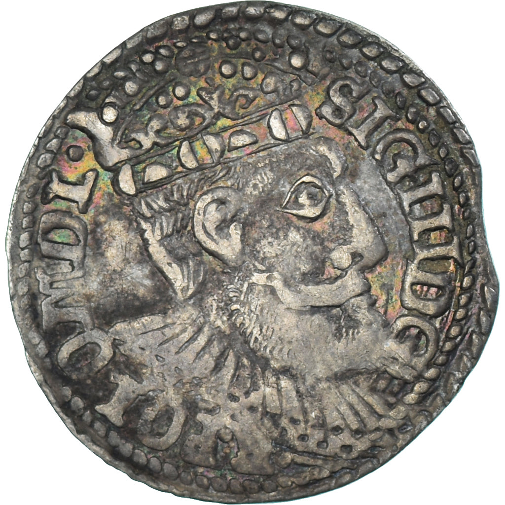 Moneta, Polska, Sigismund III, trojak, 3 grosze, 1599, Olkusz, AU(50-53), Srebro