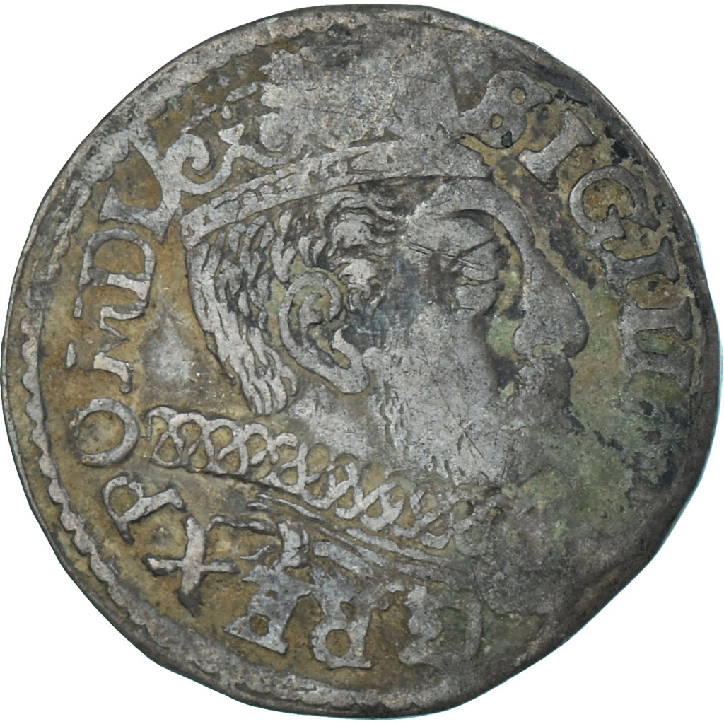 Moneta, Polonia, Sigismund III, trojak, 3 grosze, 1600, Poznan, MB+, Argento