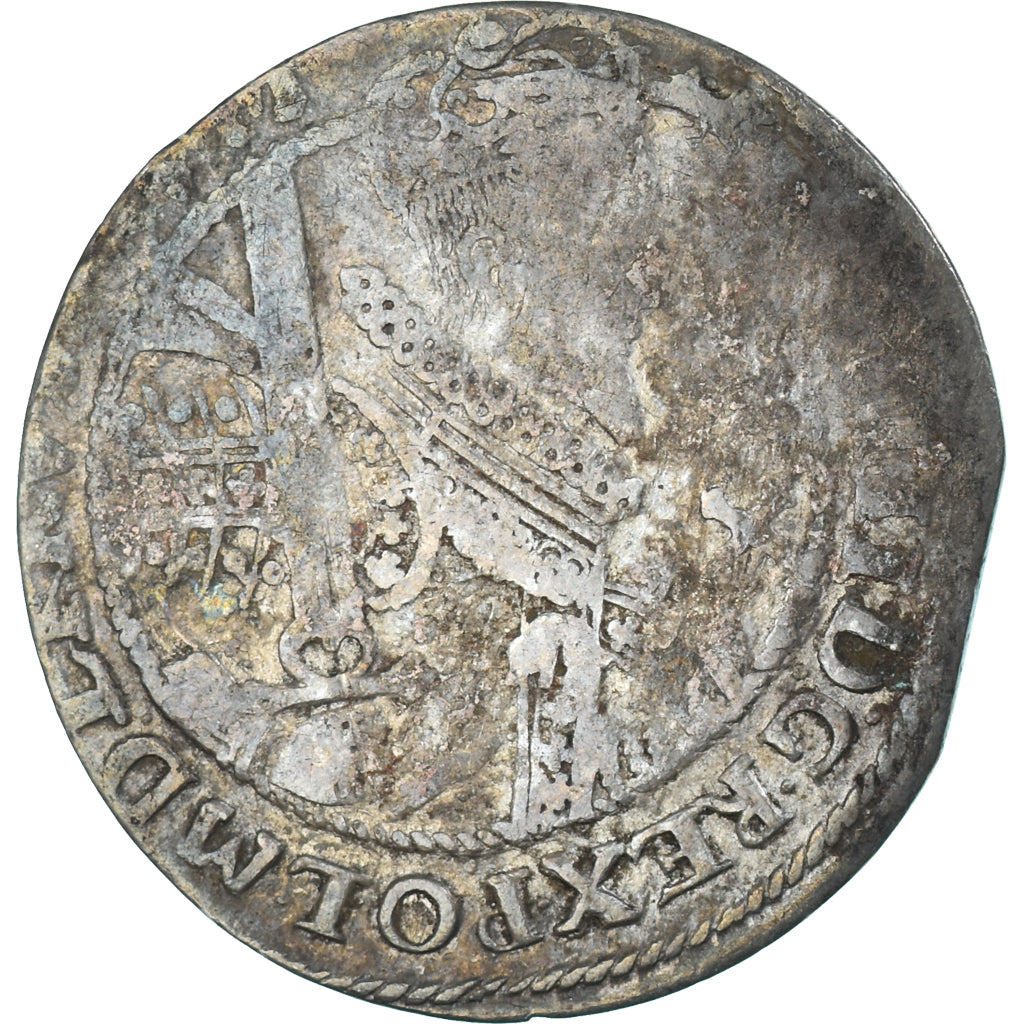 Moneta, Polonia, Sigismund III, Ort, 18 Groszy - 1/4 Thaler, 1621, Bydgoszcz