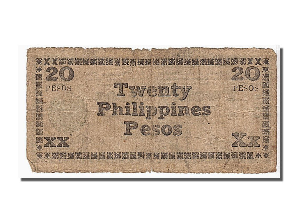 Banknote, Philippines, 20 Pesos, 1944, KM:S678, VF(30-35)