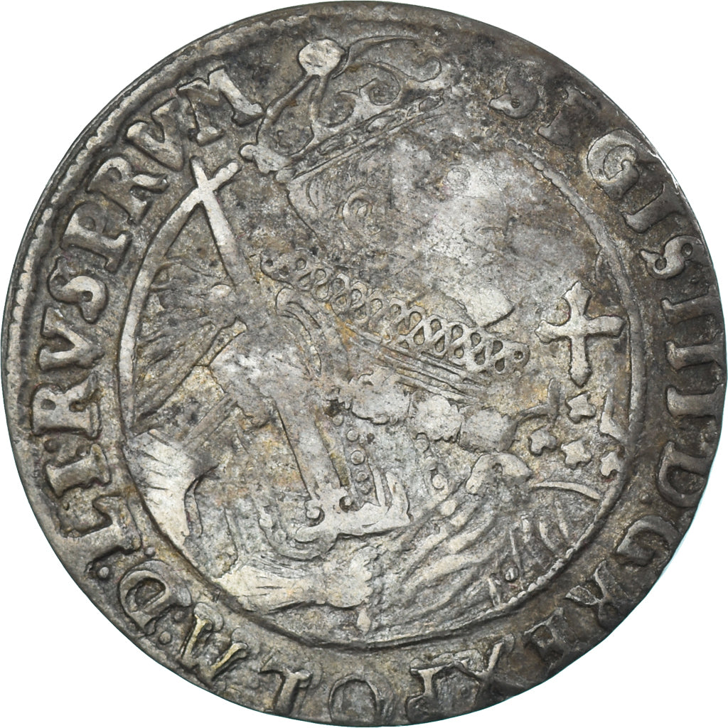 Munten, Polen, Sigismund III, Ort, 18 Groszy - 1/4 Thaler, 1623, Bydgoszcz, FR+