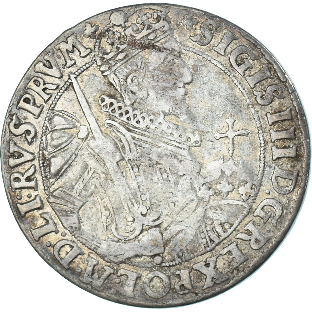 Moneda, Polonia, Sigismund III, Ort, 18 Groszy - 1/4 Thaler, 1623, Bydgoszcz