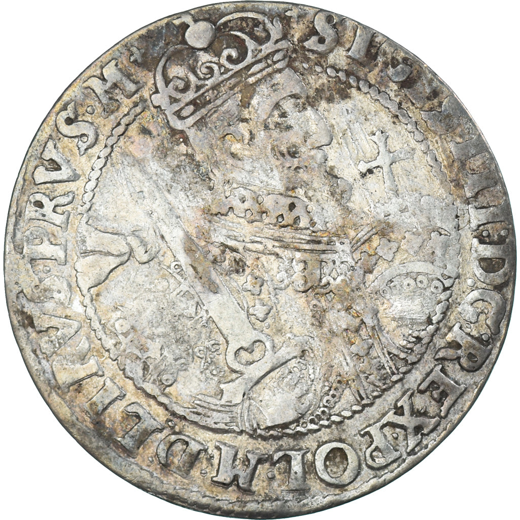 Moneda, Polonia, Sigismund III, Ort, 18 Groszy - 1/4 Thaler, 1623, Bydgoszcz