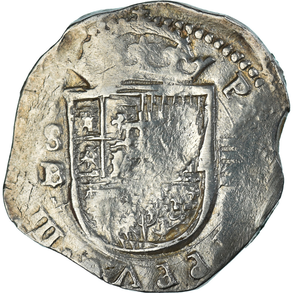 Moneda, España, Philip III, 4 Réales, 1611, Seville, COB, MBC, Plata, KM:33.4