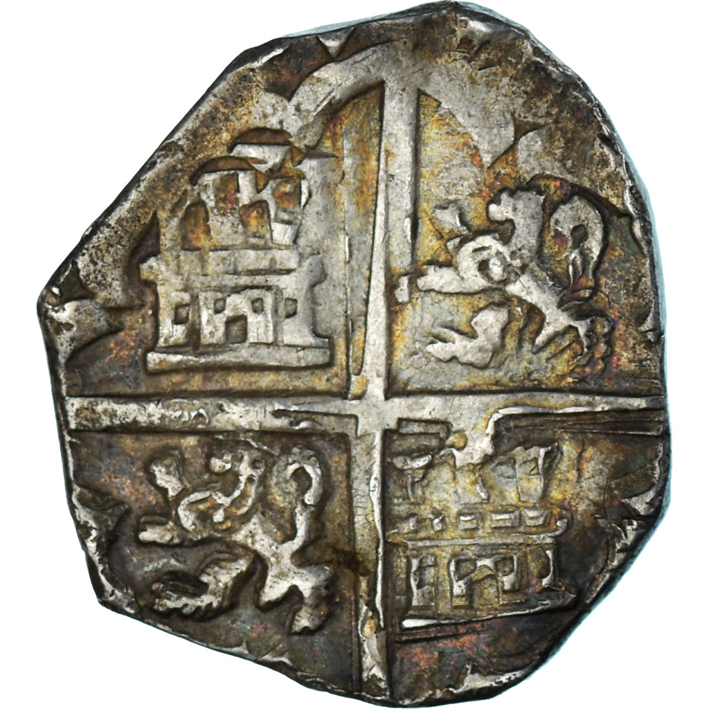Coin, Spain, Philip III, 2 Reales, Toledo, COB, EF(40-45), Silver