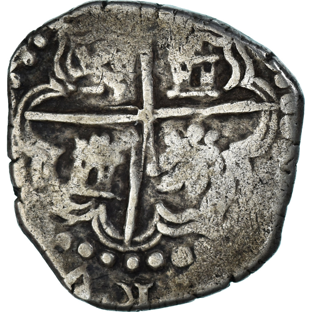 Munten, Spanje, Filip IV, 2 Reales, COB, FR+, Zilver