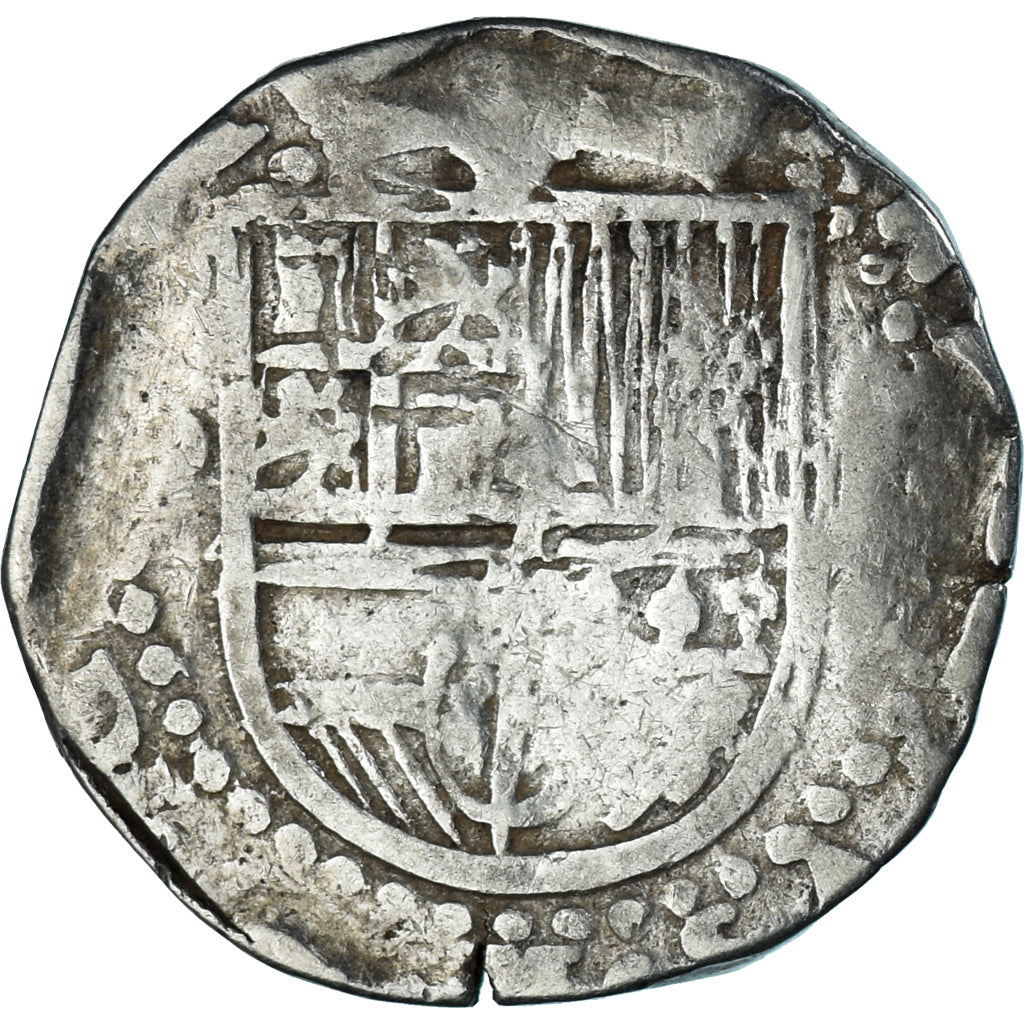 Coin, Spain, Philip II, 2 Reales, Potosi, COB, VF(30-35), Silver
