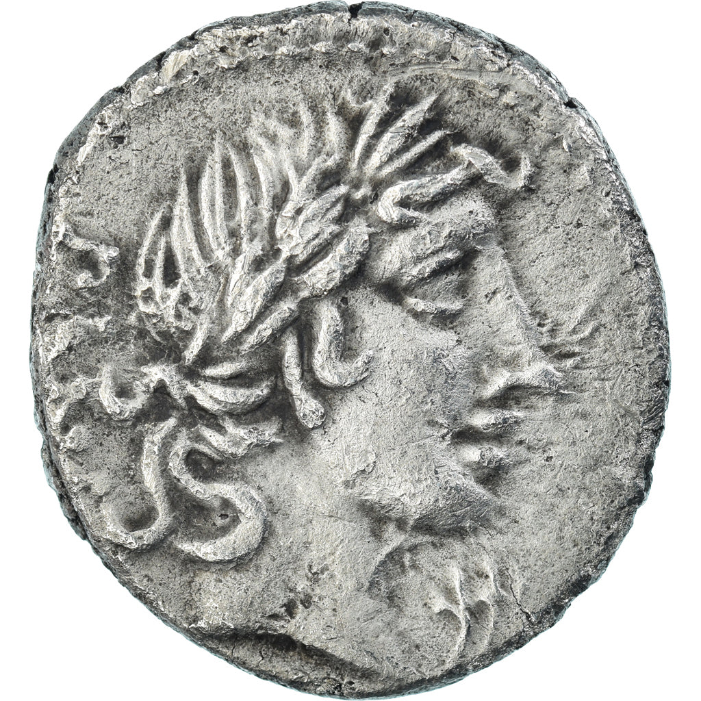 Coin, C. Vibius C.f. Pansa., Denarius, 90 BC, Rome, EF(40-45), Silver