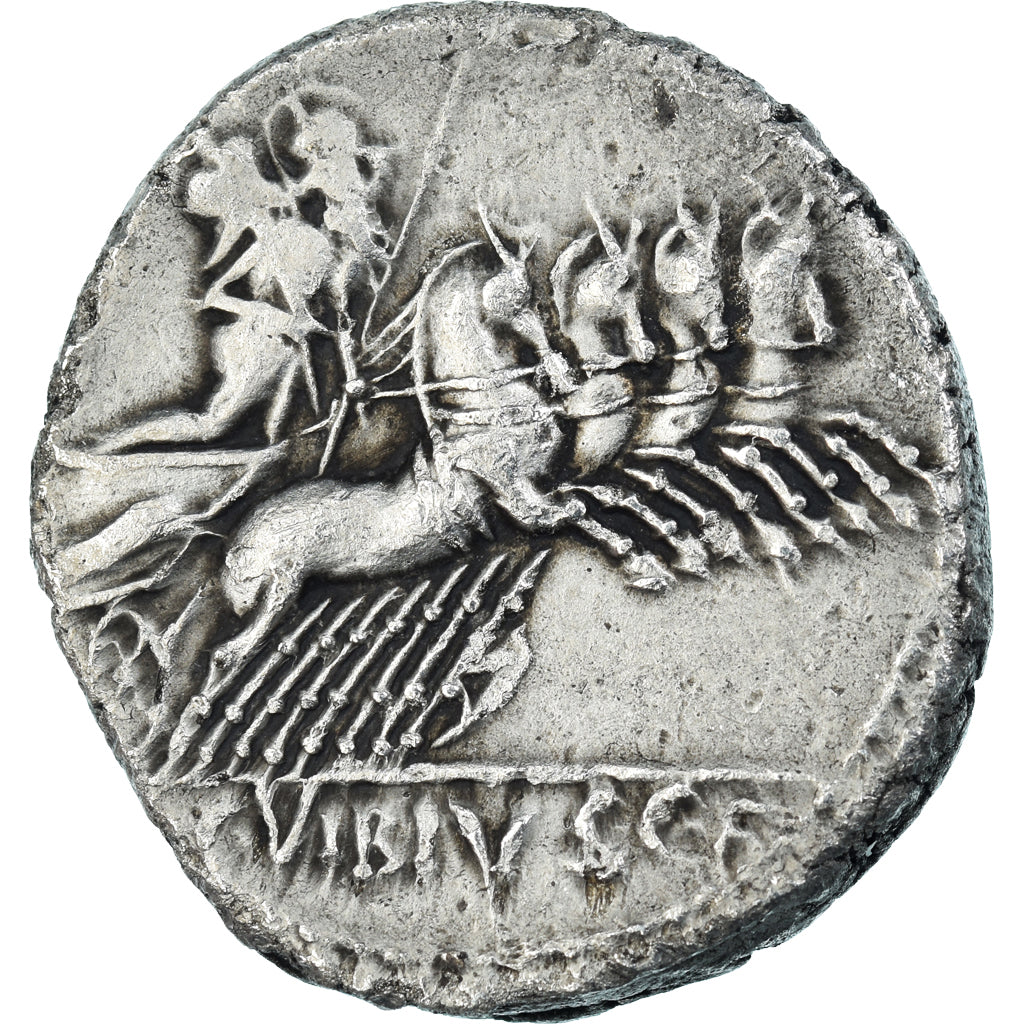 Coin, C. Vibius C.f. Pansa., Denarius, 90 BC, Rome, EF(40-45), Silver