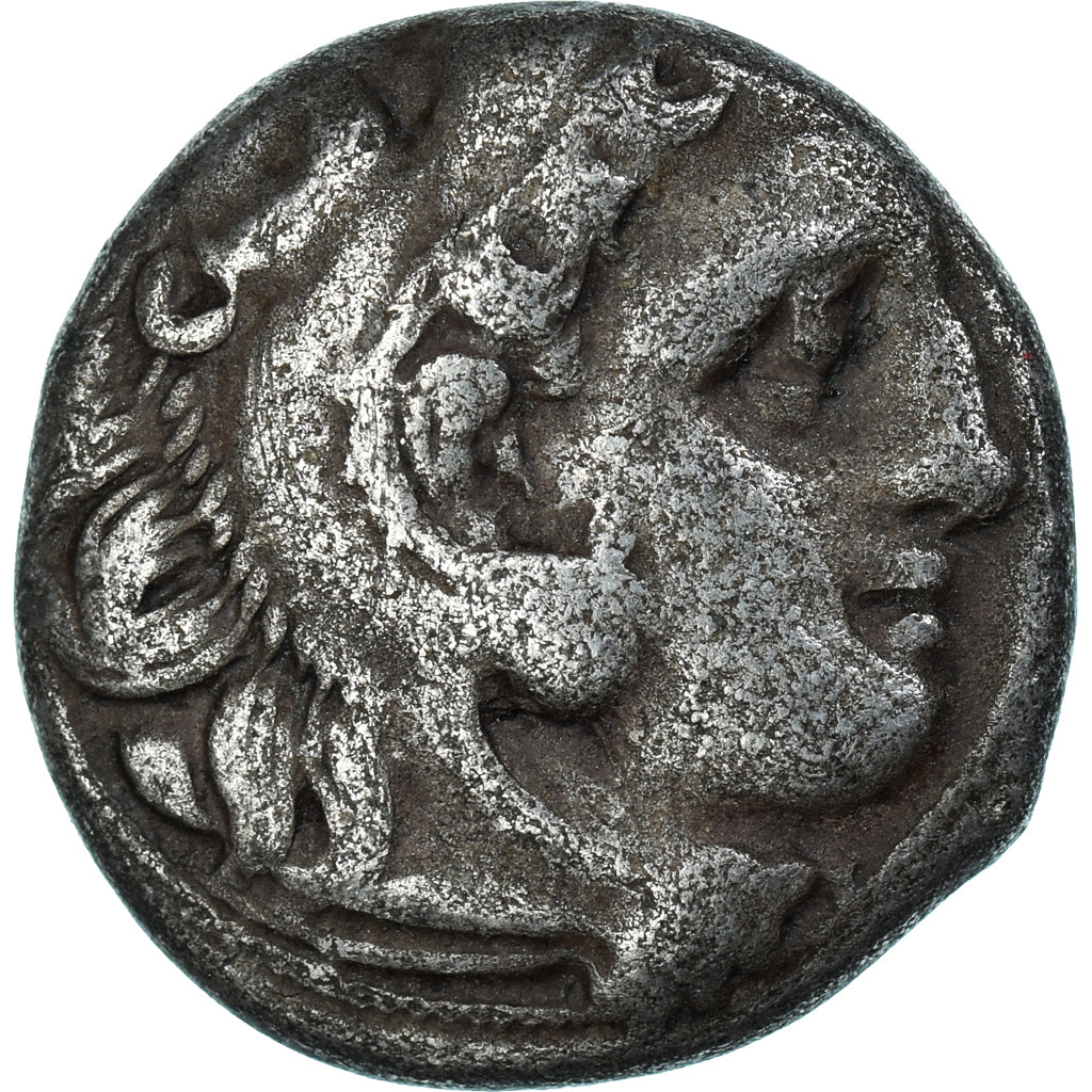 Moeda, Reino da Macedónia, Alexander III, Drachm, 336-323 BC, Kolophon