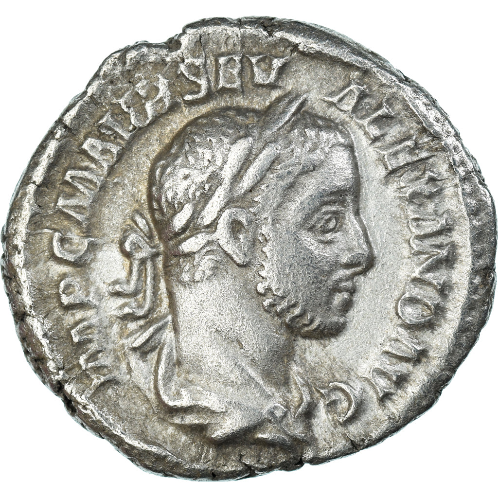 Moneta, Severus Alexander, Denarius, 227, Rome, SPL-, Argento