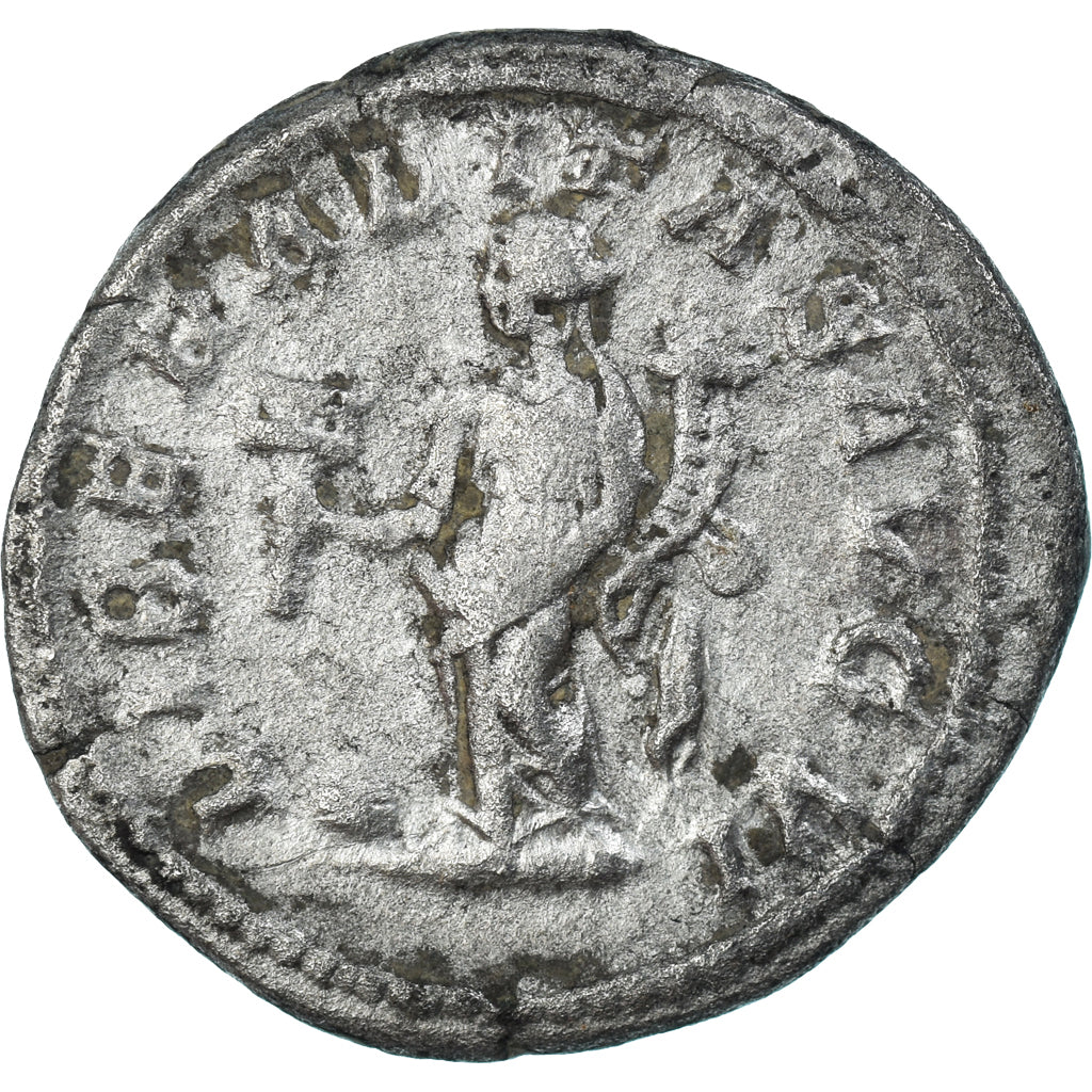 Moneda, Caracalla, Denarius, 213-217, Rome, MBC, Plata