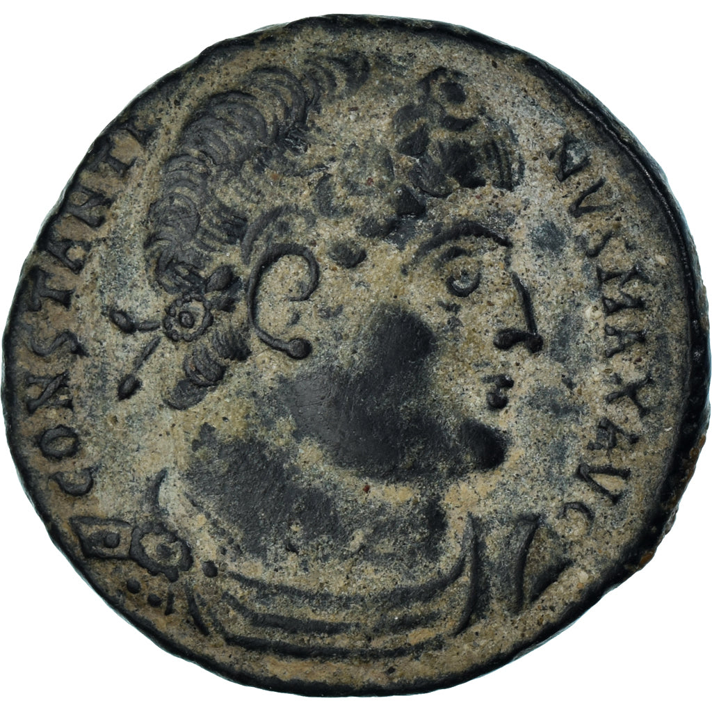 Moeda, Constantine I, Nummus, 330-335, Antioch, EF(40-45), Bronze