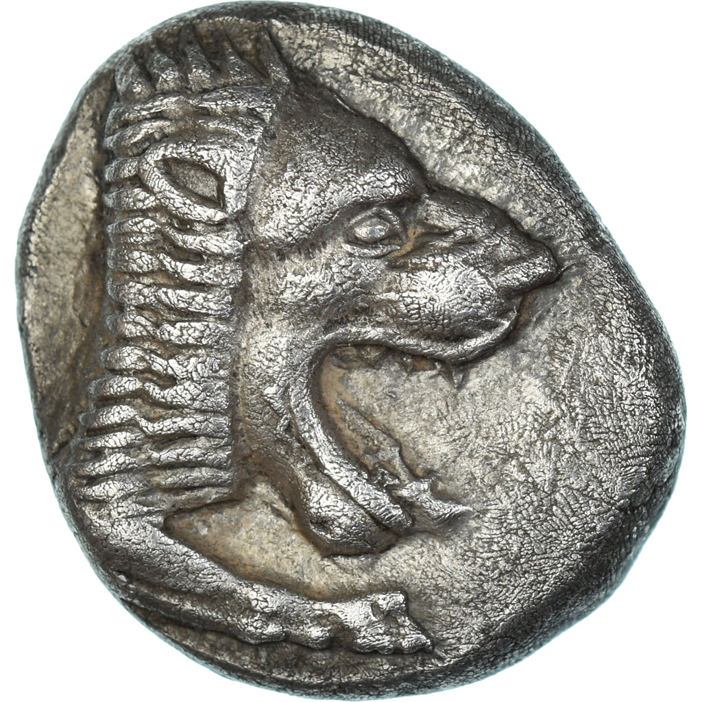 Münze, Caria, Drachm, ca. 449-411 BC, Knidos, VZ, Silber