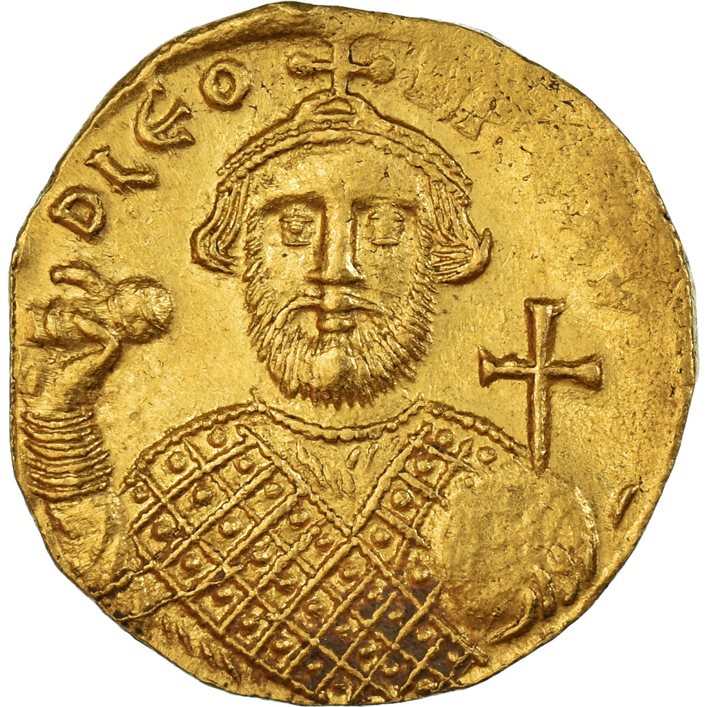 Coin, Leontius, Solidus, 695-698, Constantinople, AU(55-58), Gold
