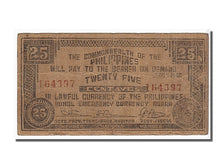 Banconote, Filippine, 25 Centavos, 1942, KM:S132f, BB