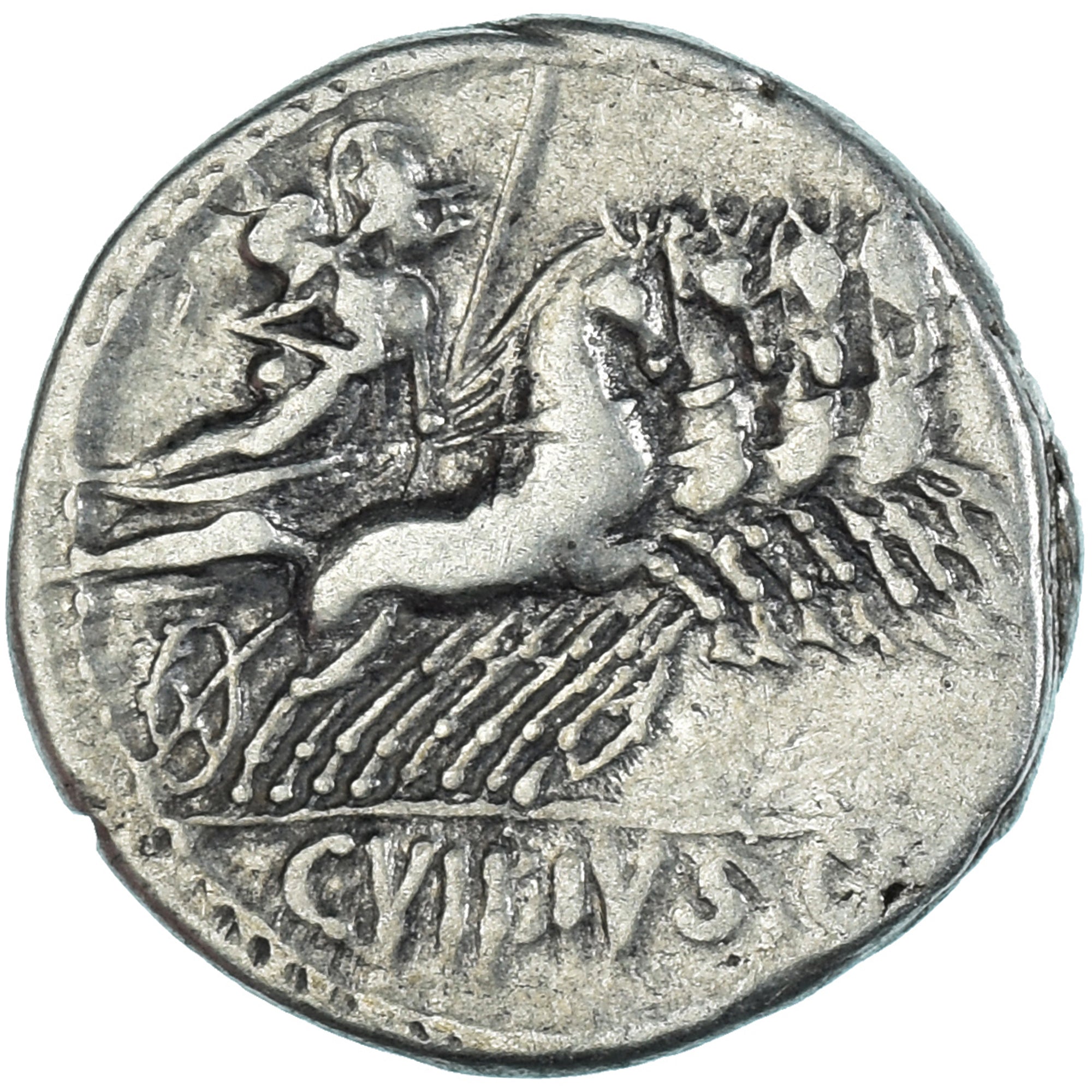Coin, C. Vibius C.f. Pansa., Denarius, 90 BC, Rome, EF(40-45), Silver