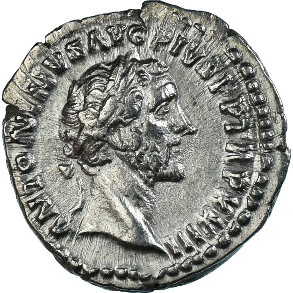 Coin, Antoninus Pius, Denarius, 138-161, Rome, AU(55-58), Silver, RIC:305