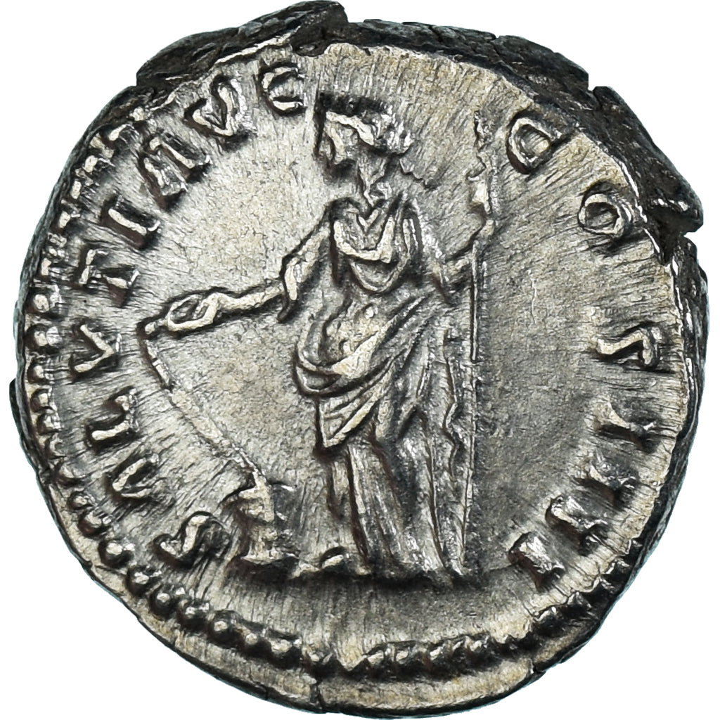 Coin, Antoninus Pius, Denarius, 138-161, Rome, AU(55-58), Silver, RIC:305