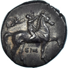 Moeda, Calábria, Stater, ca. 330-325 BC, Tarentum, AU(50-53), Prata, HN