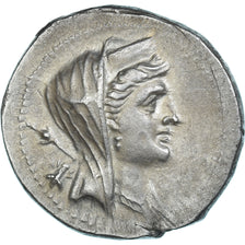 Coin, Bruttium, Drachm, ca. 216-214 BC, AU(55-58), Silver, SNG-Cop:1615 (same