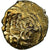 Coin, Northeast Gaul, Ambiani, 1/4 Stater, 50-30 BC, VF(30-35), Gold