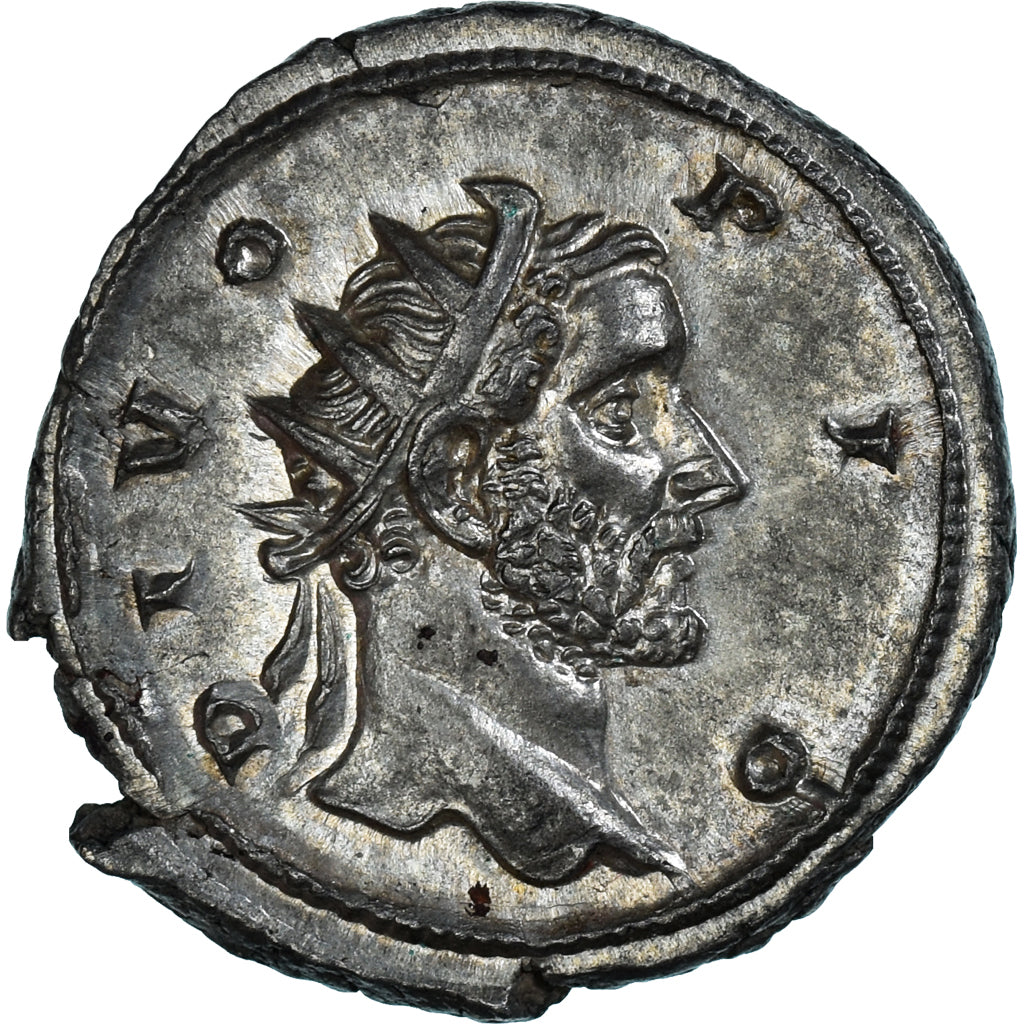 Coin, Divus Antoninus Pius, Antoninianus, mid 251, Rome, AU(55-58), Silver