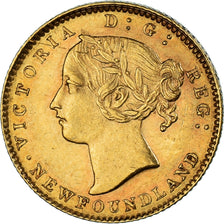 Monnaie, Canada, Victoria, 2 Dollars, 1885, Londres, TTB+, Or, Friedberg:1.