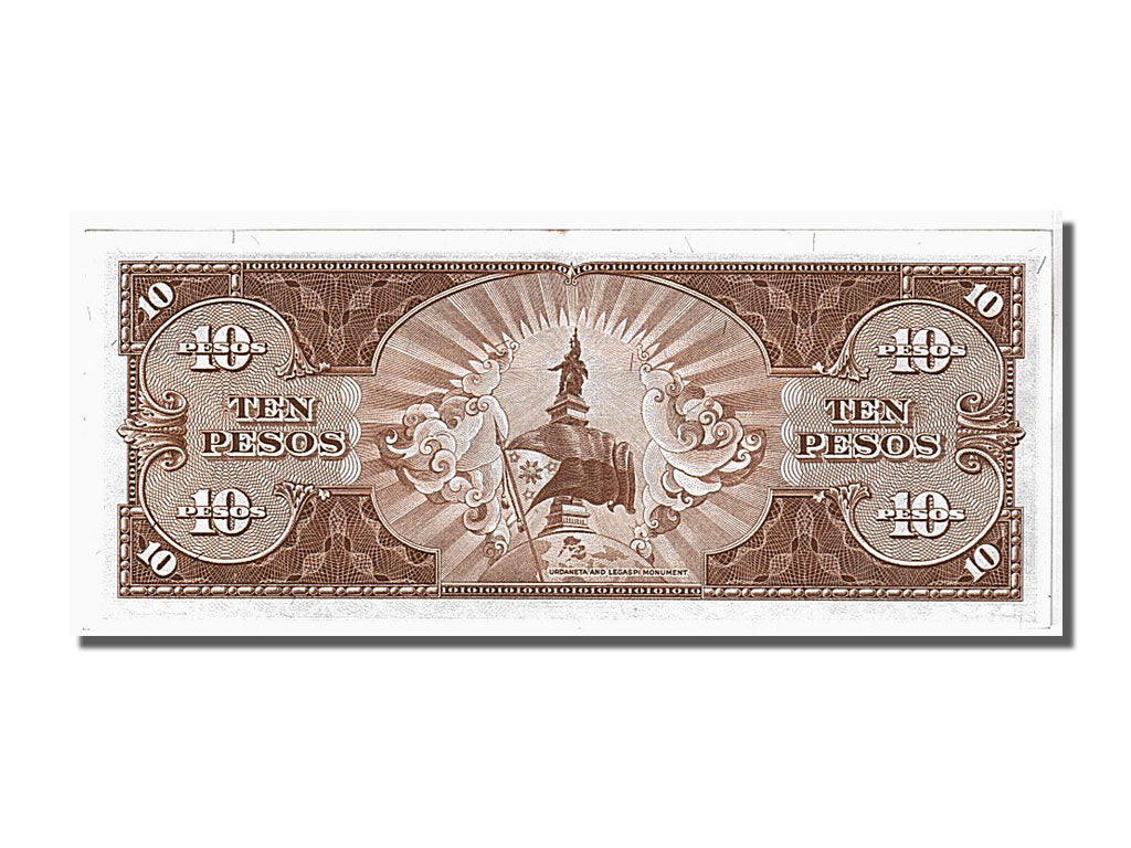 Geldschein, Philippinen, 10 Pesos, 1949, UNZ-
