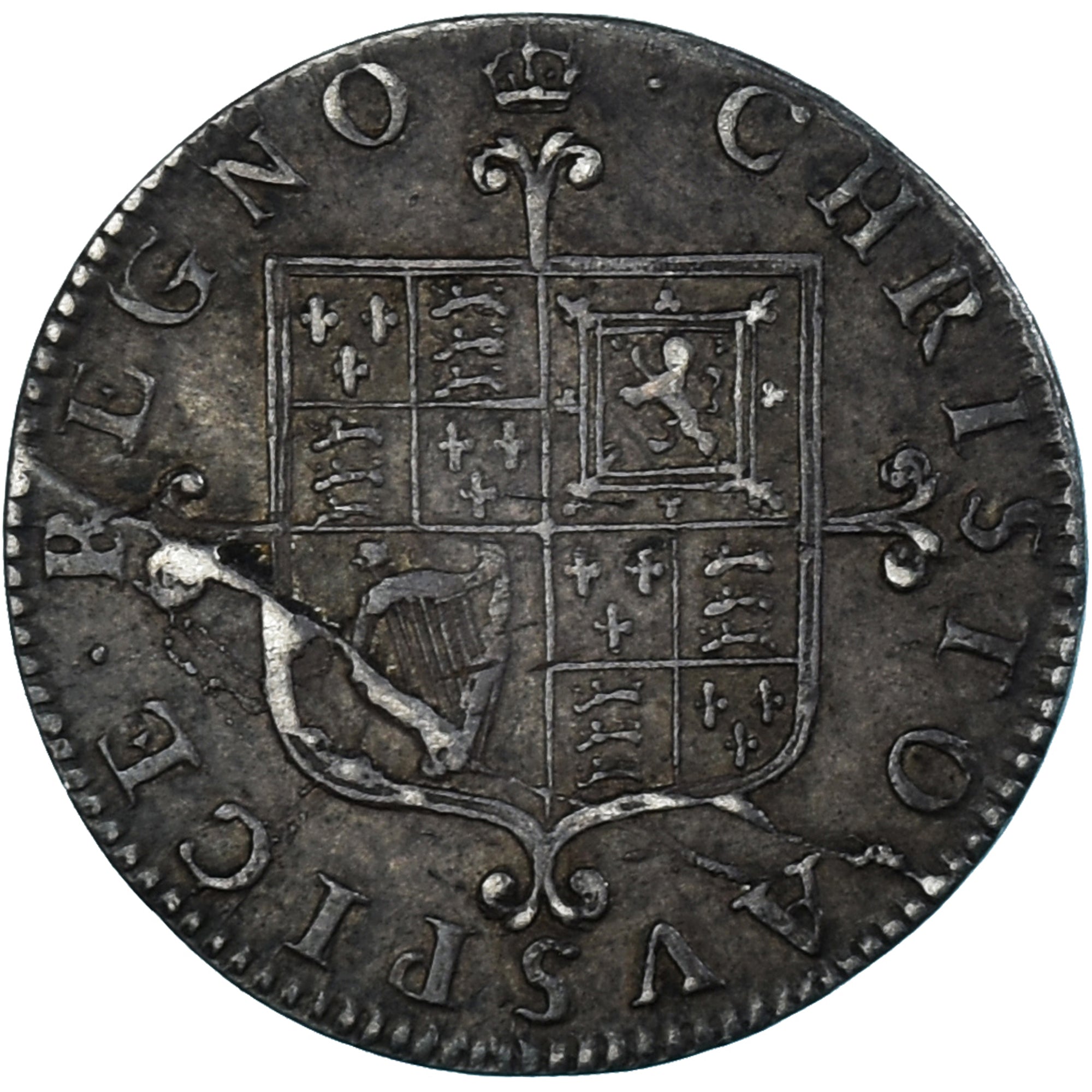 Coin, Great Britain, Charles II, 2 Pence, Undated (1660-1685), AU(50-53)
