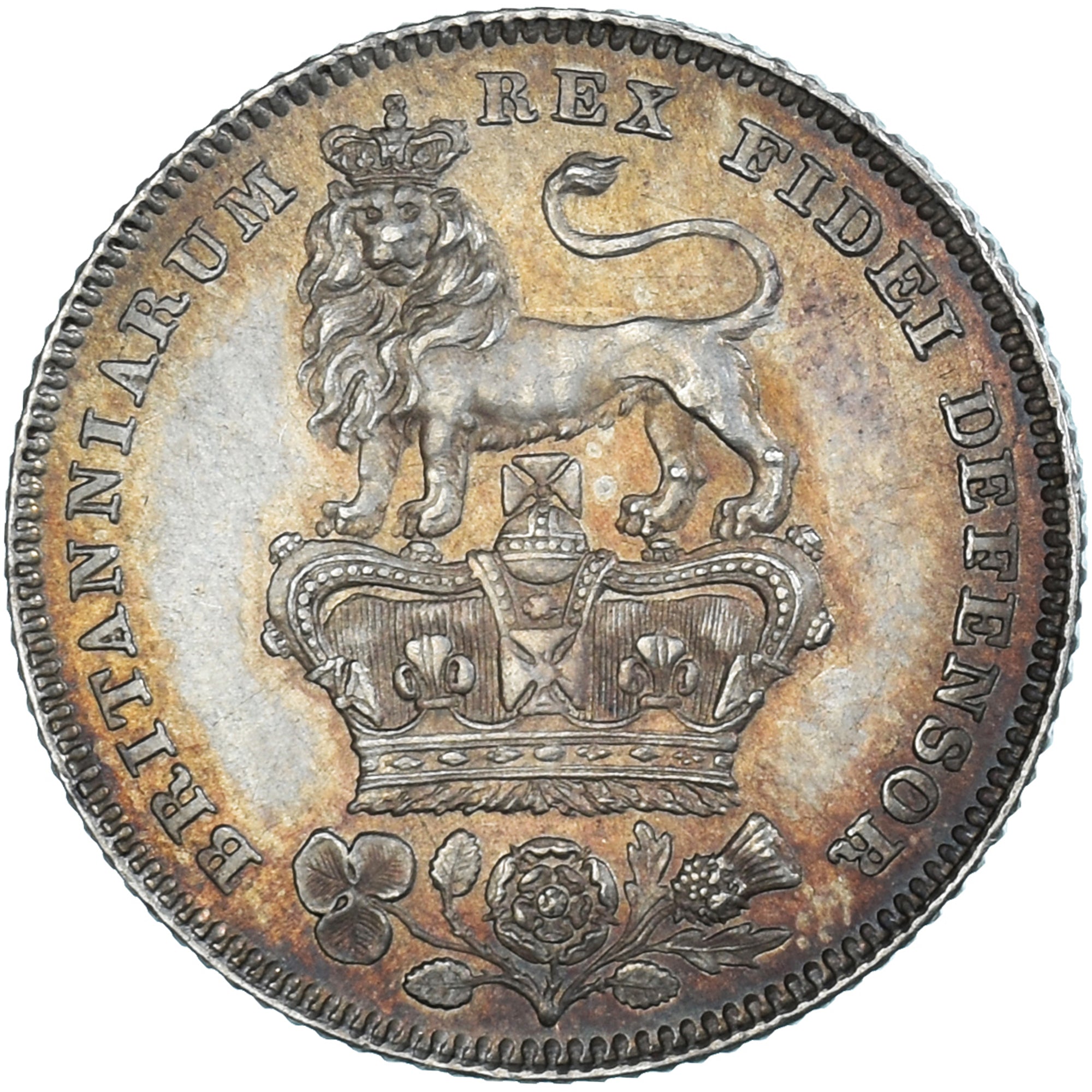 Moneta, Gran Bretagna, George IV, 6 Pence, 1826, SPL-, Argento, Spink:3815