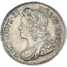 Coin, Great Britain, George II, 3 Pence, 1743, AU(55-58), Silver, Spink:3713B
