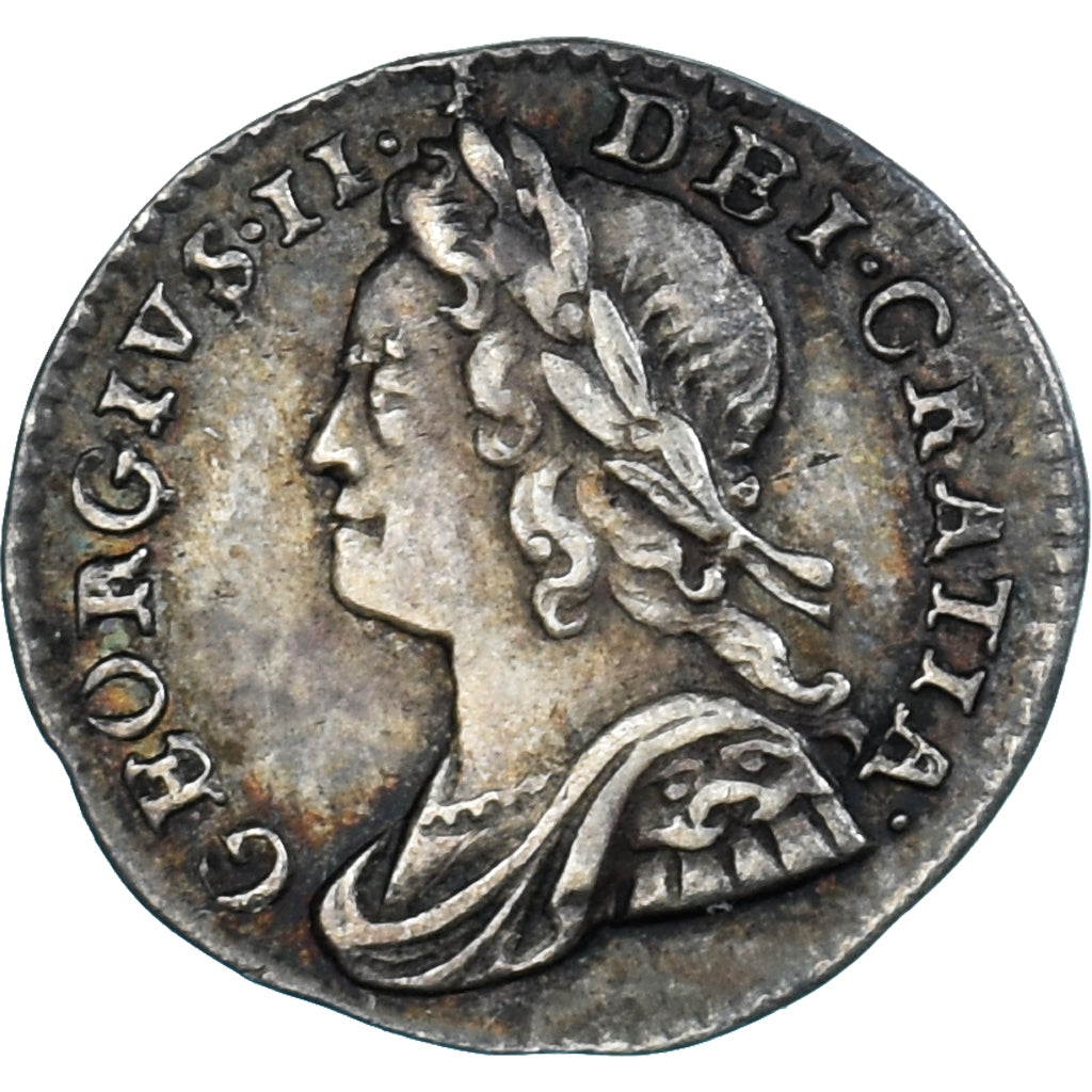 Münze, Großbritannien, George II, Penny, 1754, VZ, Silber, Spink:3715A