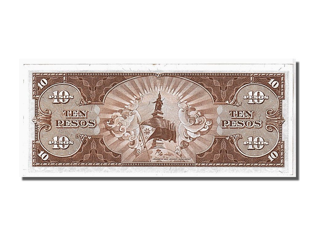 Banknote, Philippines, 10 Pesos, 1949, KM:136e, UNC(63)