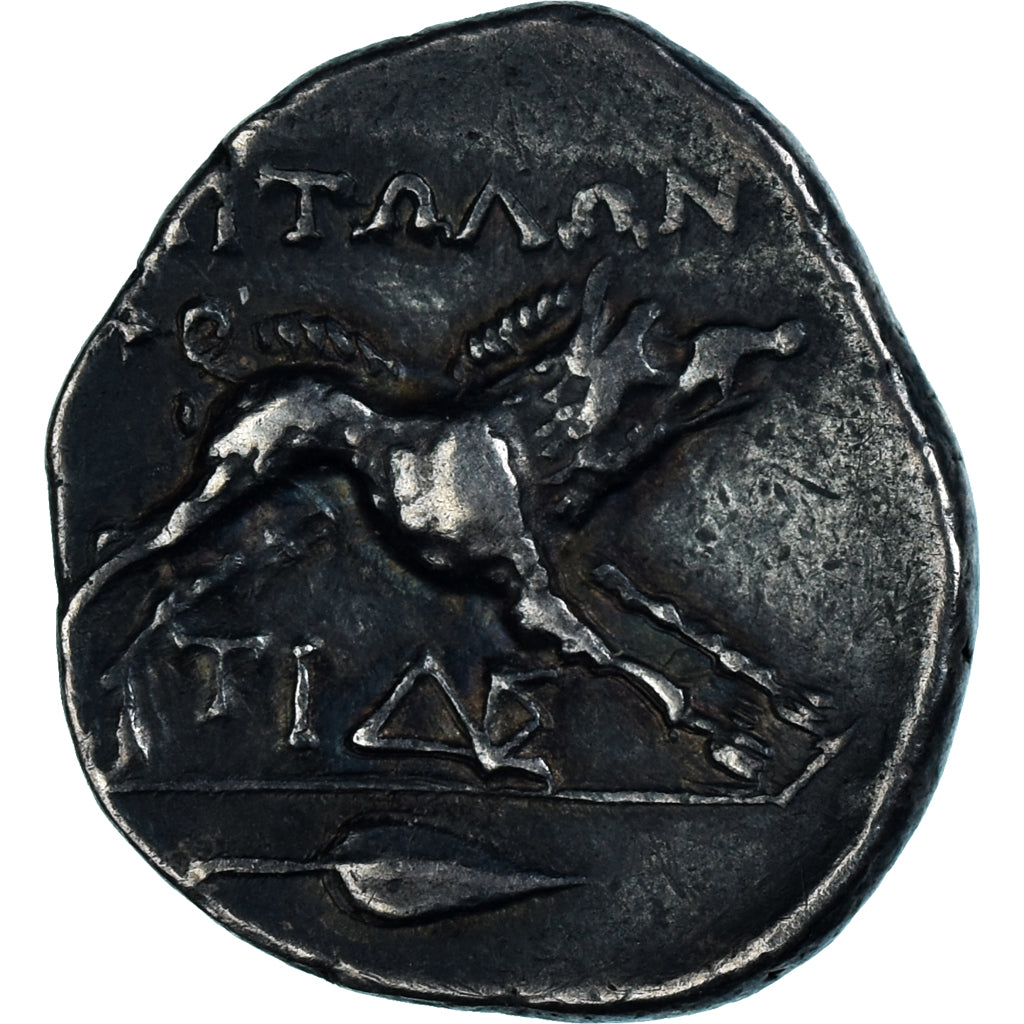 Coin, Aitolia, Aitolian League, Triobol, ca. 205-150 BC, AU(50-53), Silver