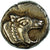 Moneda, Ionia, Hemihekte - 1/12 Stater, ca. 600-550 BC, Uncertain Mint, MBC+