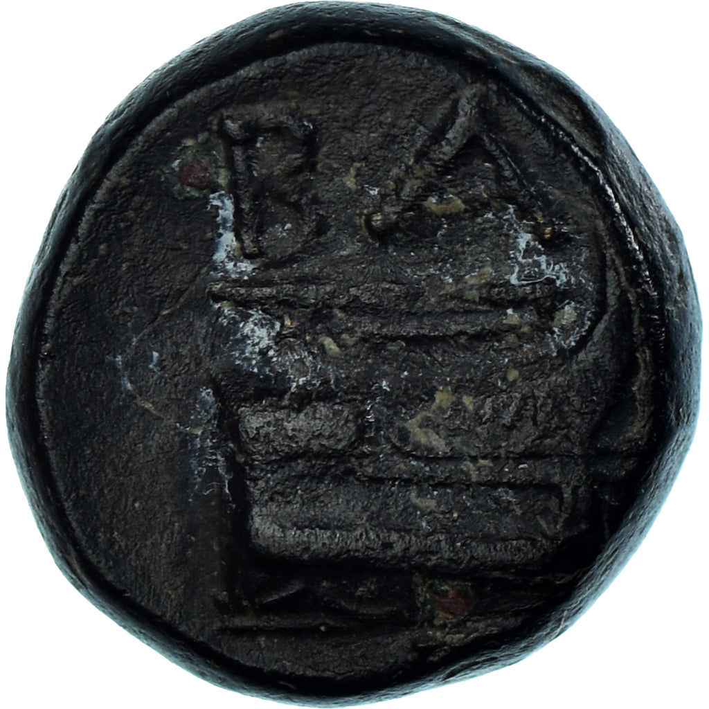 Moeda, Reino da Macedónia, Demetrios Poliorketes, Æ, ca. 300-295 BC, Salamis