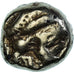 Moneda, Lydia, Hemihekte - 1/12 Stater, ca. 610-600 BC, Sardes, MBC, Electro