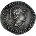 Moneta, Indo-Greek Kingdom, Menander, Drachm, ca. 155-130 BC, AU(55-58), Srebro