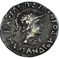 Coin, Indo-Greek Kingdom, Menander, Drachm, ca. 155-130 BC, EF(40-45), Silver