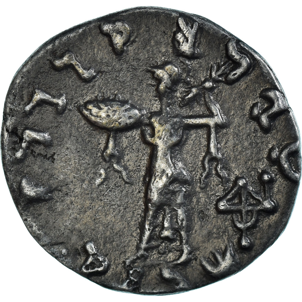 Coin, Indo-Greek Kingdom, Menander, Drachm, ca. 155-130 BC, EF(40-45), Silver