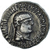 Moneda, Indo-Greek Kingdom, Apollodotos II, Drachm, ca. 85-65 BC, MBC+, Plata