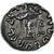 Moeda, Indo-Greek Kingdom, Apollodotos II, Drachm, ca. 85-65 BC, AU(55-58)