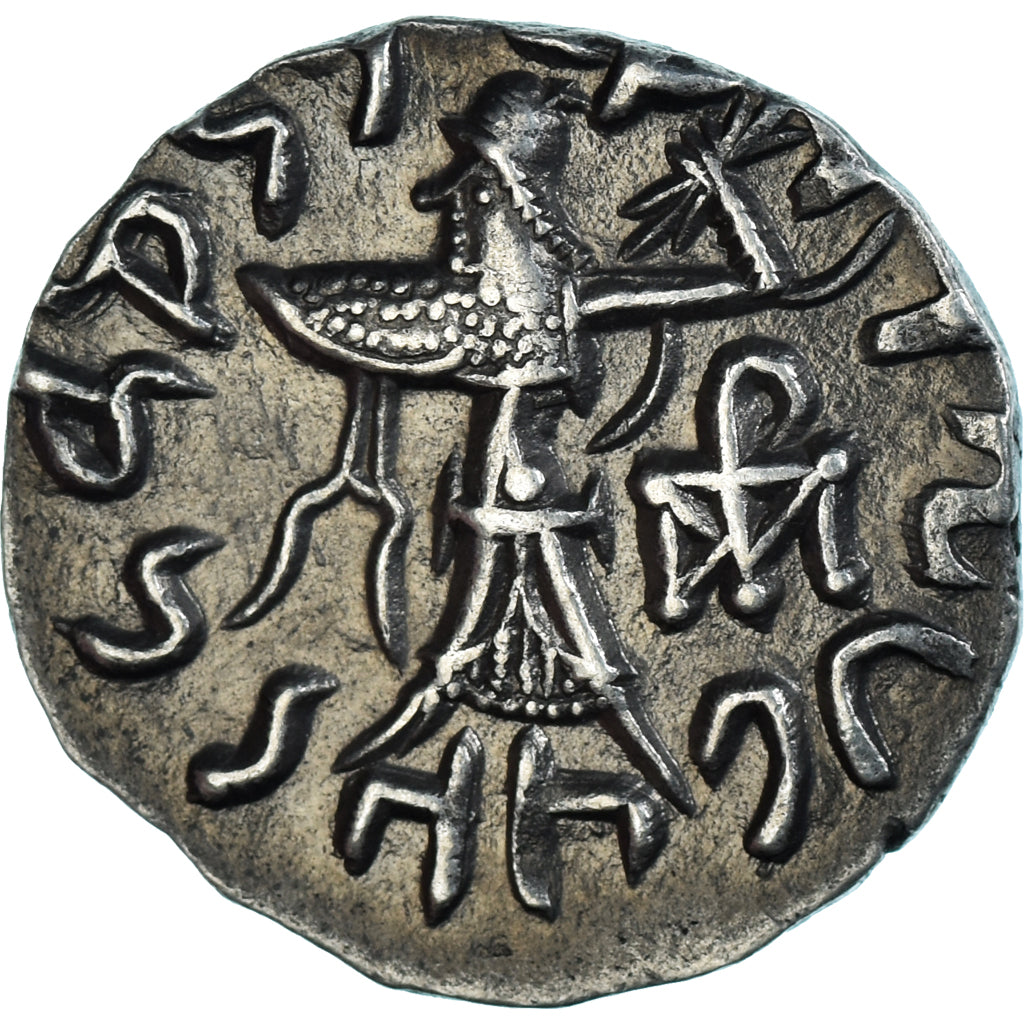Moneda, Indo-Greek Kingdom, Apollodotos II, Drachm, ca. 85-65 BC, EBC, Plata