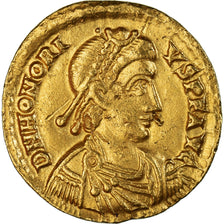 Coin, Honorius, Solidus, 402-406, Ravenna, EF(40-45), Gold, RIC:X-1287